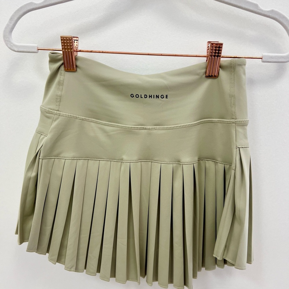 Green Gold Hinge Skirt